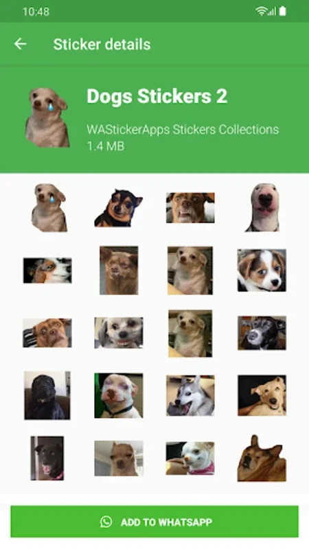 Stickers Dog Memes for Android - No Downloading Required