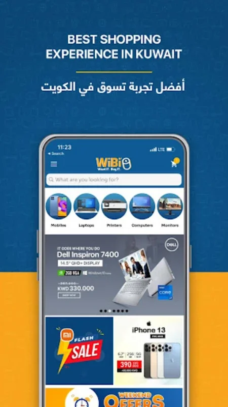 WiBi Online Shopping App for Android - Shop Tech Easily