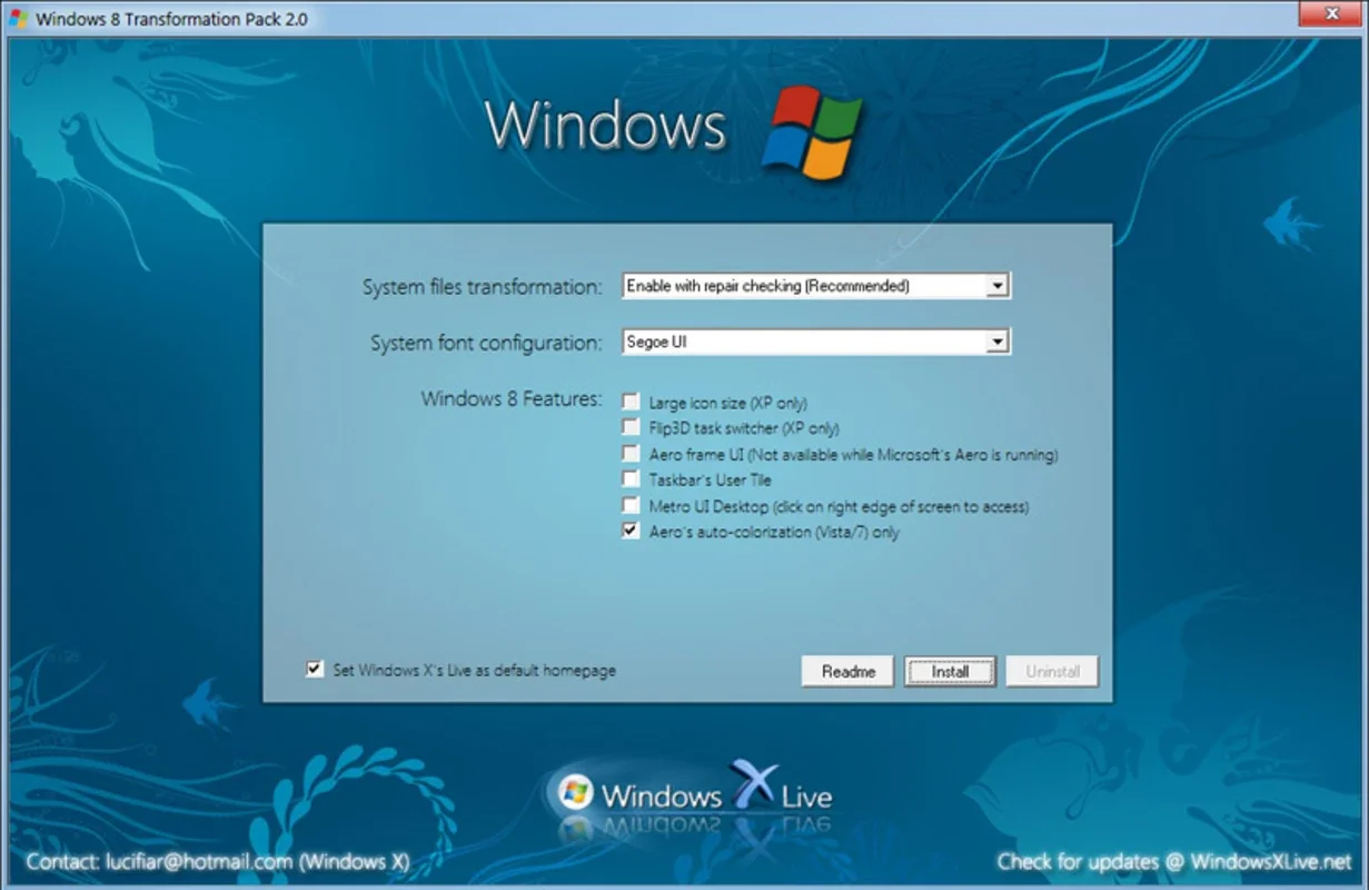 Windows 8 Transformation Pack: Modernize Your Windows 7, Vista, or XP Desktop