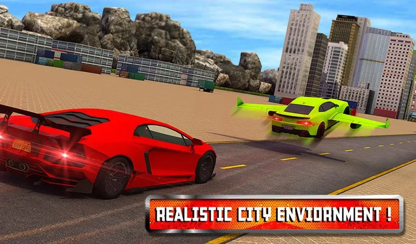 Flying Car Stunts 2016 for Android: Thrilling Stunt Game