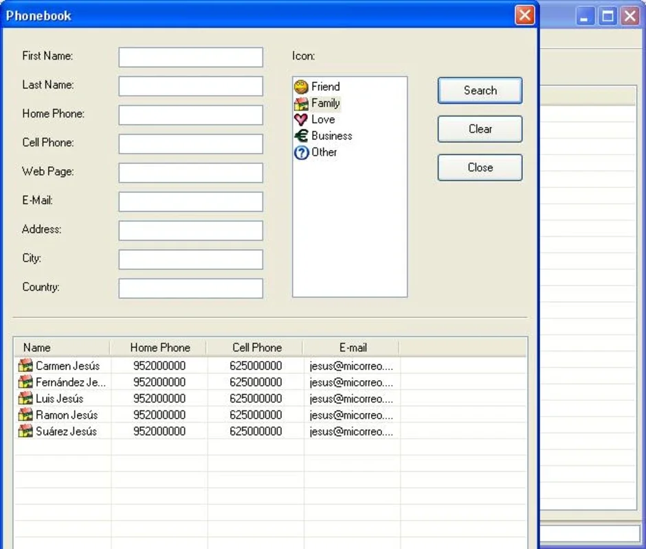 Phonebook for Windows - Simple Contact Management