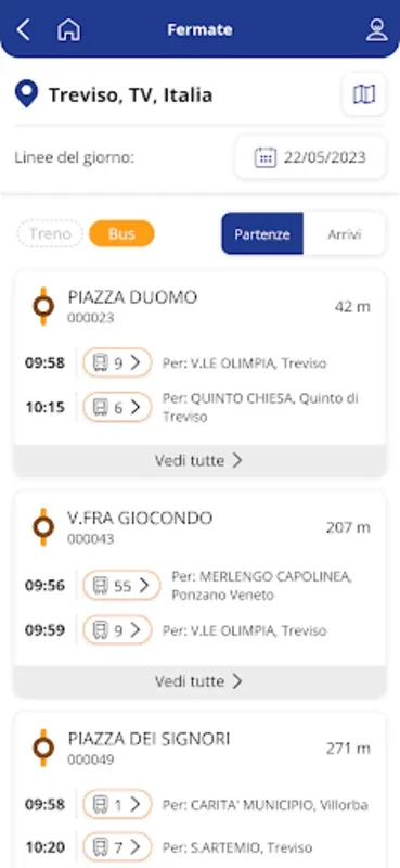 MoMUp for Android: Streamlining Treviso Transport