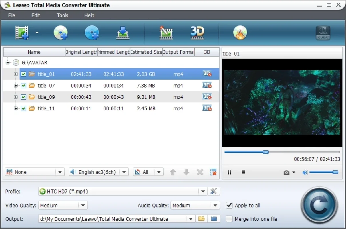 Leawo Total Media Converter Ultimate for Windows - No Download Needed