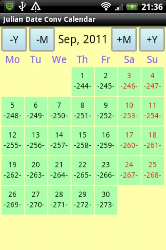 Julian Date Conv Calendar for Android - No Download Needed