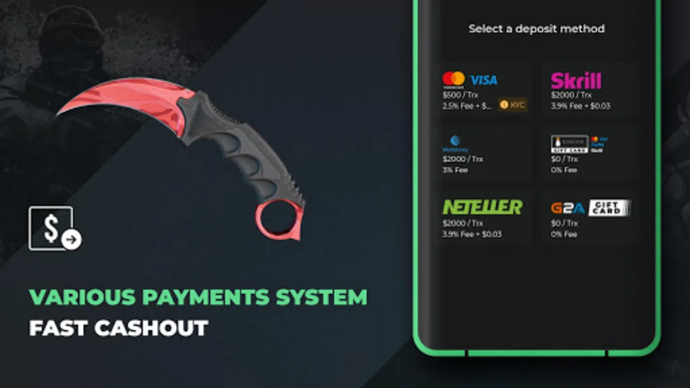 DMarket - Trade CS:GO Skins for Android - Download the APK