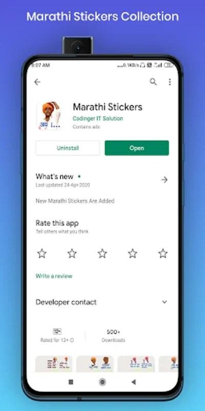 Marathi Stickers for Android - Enhance WhatsApp Chats