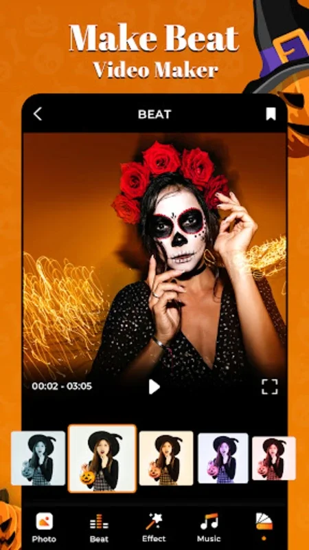 Halloween Video Editor & Maker for Android - Spooky Video Creation