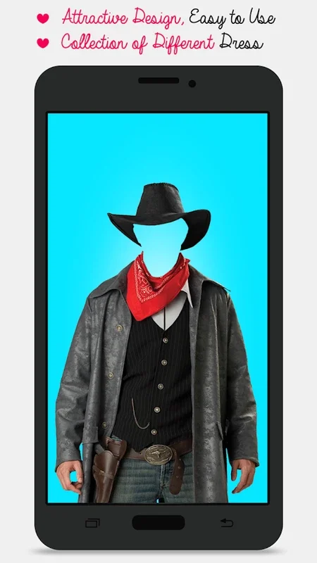 Cowboy Photo Dresses for Android - Add a Western Twist to Your Photos