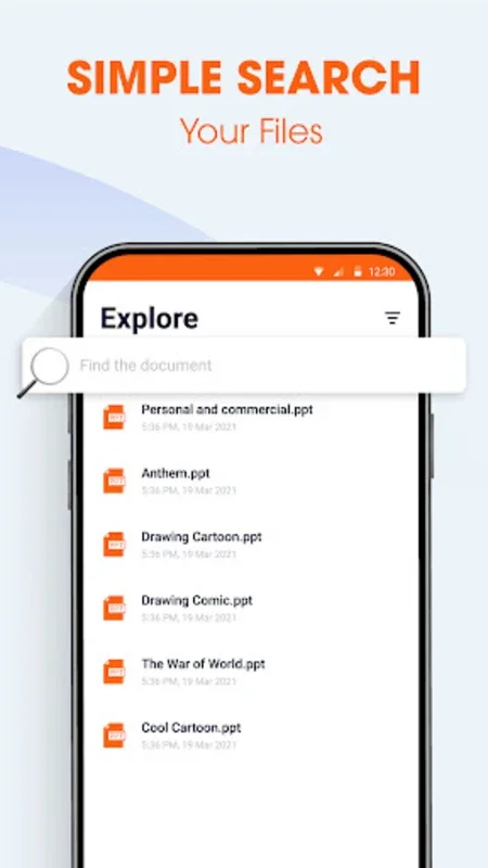 PPT Reader - PPTX File Viewer for Android: Efficient File Handling