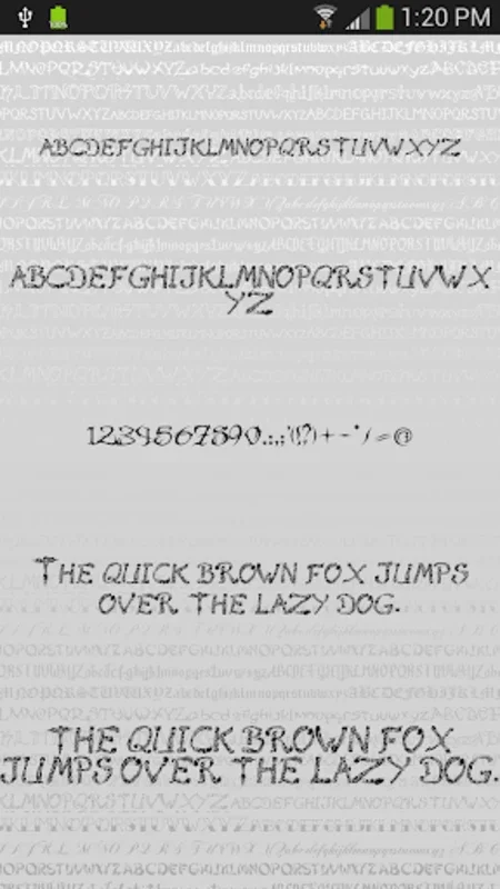 Tattoo Free Font Theme for Android - Enhance Your Texts