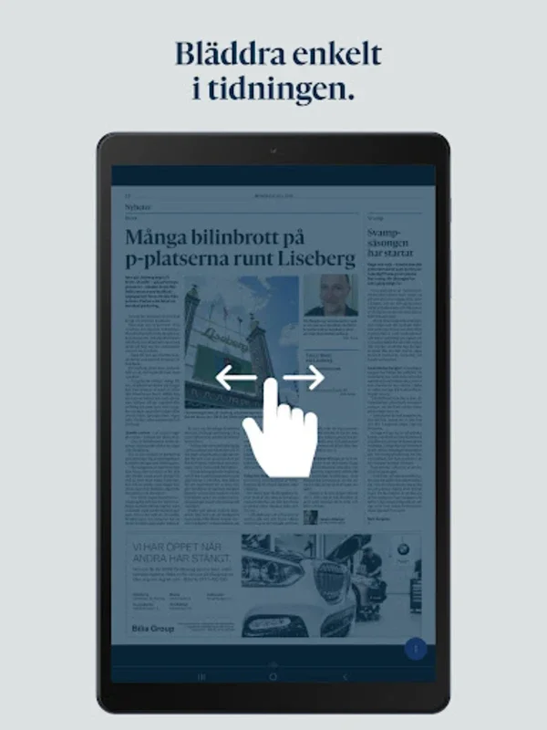 Göteborgs-Posten E-tidning for Android - Unparalleled Journalism