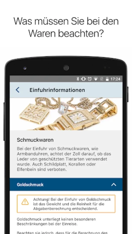 Zoll und Reise for Android - Simplify Your Travel