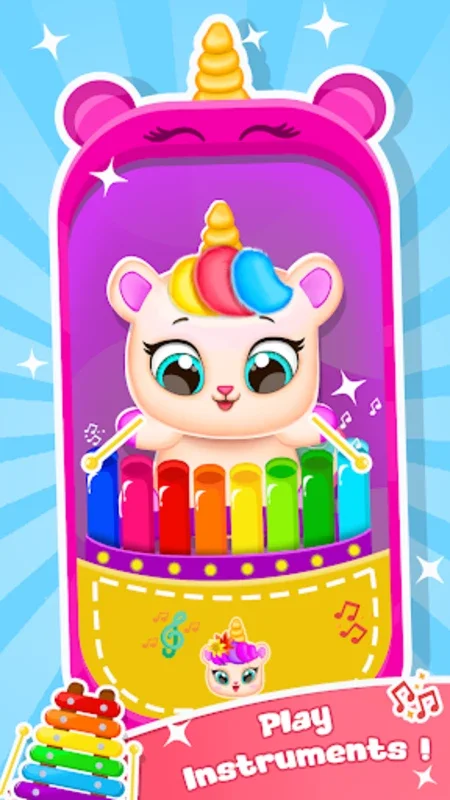 Unicorn Princess Phone for Android - Fun and Educational for Kids