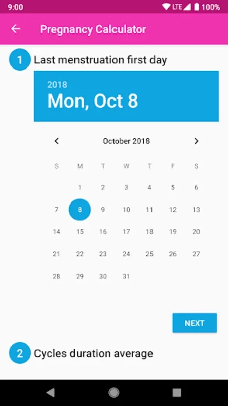 Pregnancy Calculator Calendar for Android: Track Milestones