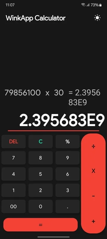 WinkApp Calculator for Android - No Downloading Needed