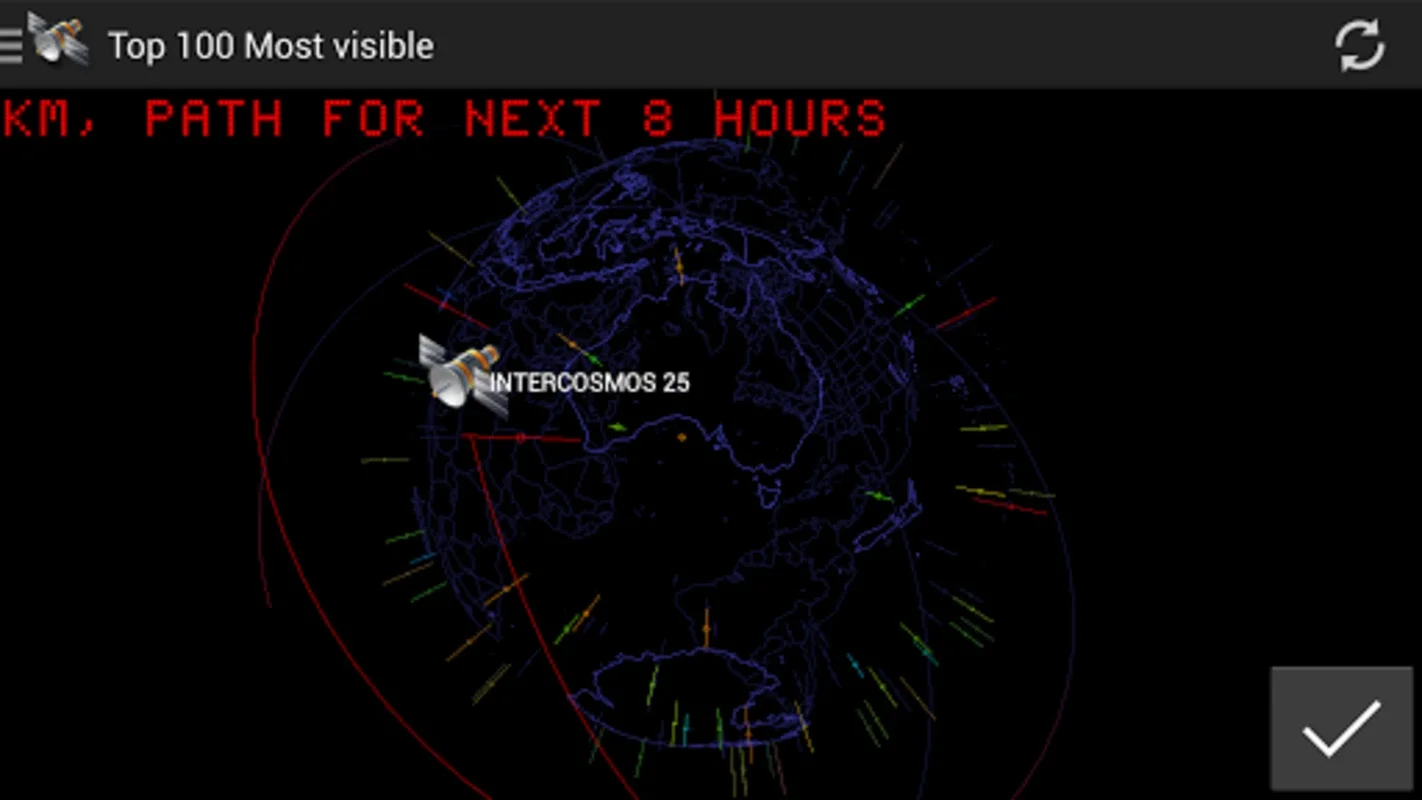 3D Satellite for Android - Real-Time Satellite Tracking