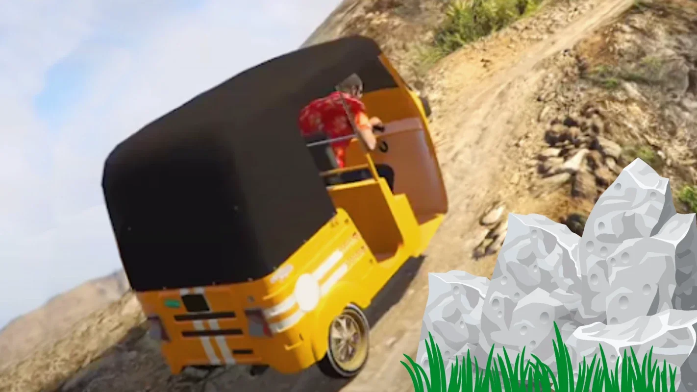 Mountain Rikshaw Driving for Android - Thrilling Hill Adventures