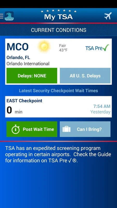 My TSA for Android - Streamline Your Travel with TSA Info