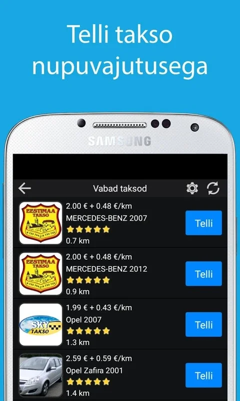 Kutsu Takso for Android - Simplify Taxi Booking