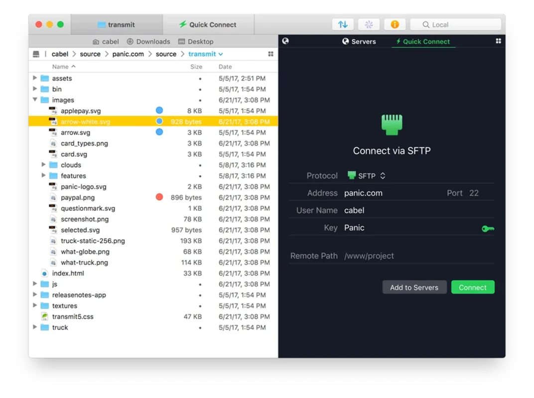 Transmit for Mac: A Feature - Rich FTP Client