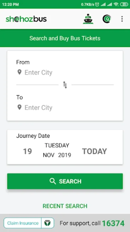 Shohoz - Buy Bus Tickets for Android: Streamlined Ticketing