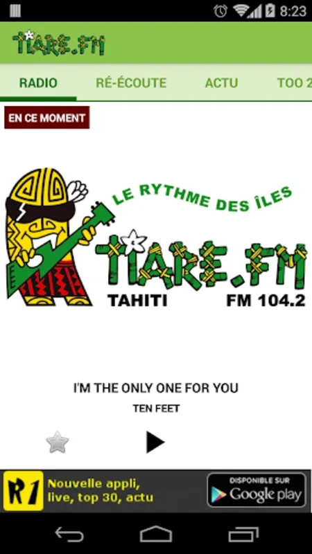 Tiare FM for Android - Stream Polynesian Music & News