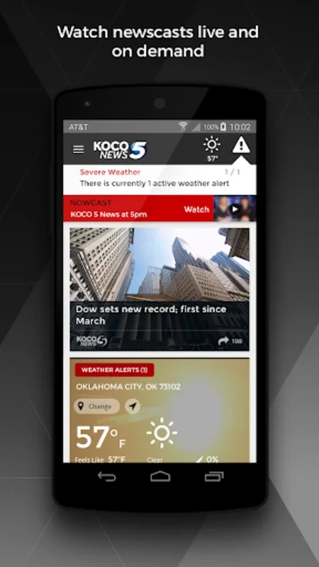 KOCO for Android - Stay Informed with Local News and Weather