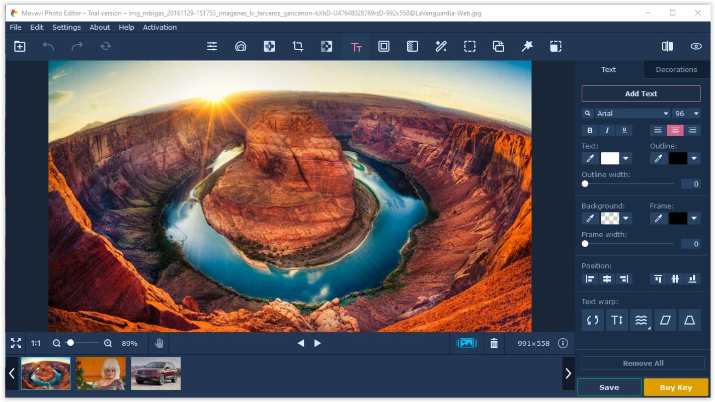 Movavi Photo Editor for Windows - Transform Your Photos