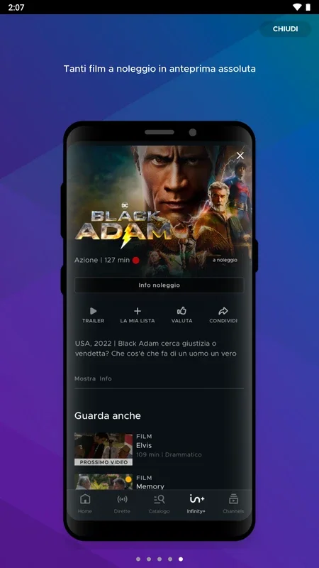 Mediaset Infinity on Android: Rich Italian Content