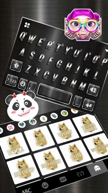 Cool Black Metal Keyboard Back for Android: Customize & Enhance