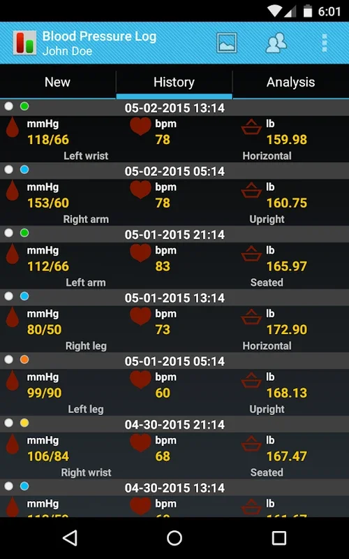 BP Log for Android: Track Health Metrics