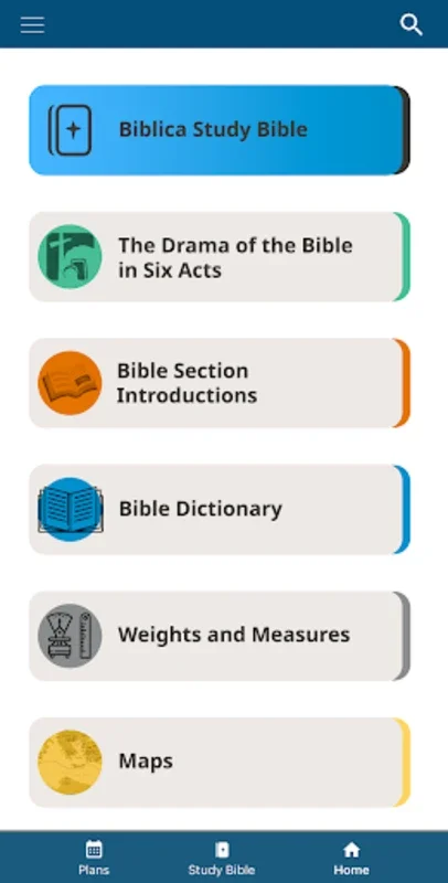 Biblica Study Bible for Android - No Downloading Needed