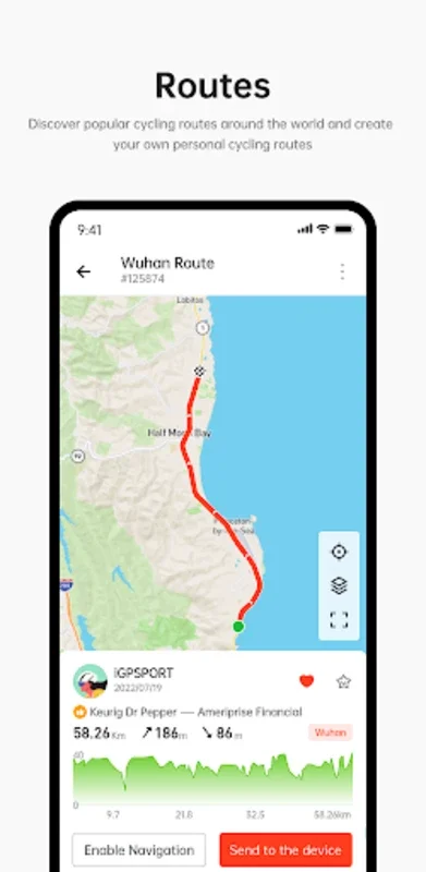 iGPSPORT Ride for Android: Enhance Cycling with Data and Routes