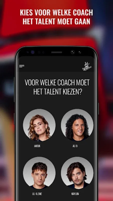 The voice of Holland App for Android - Engaging Musical Experience