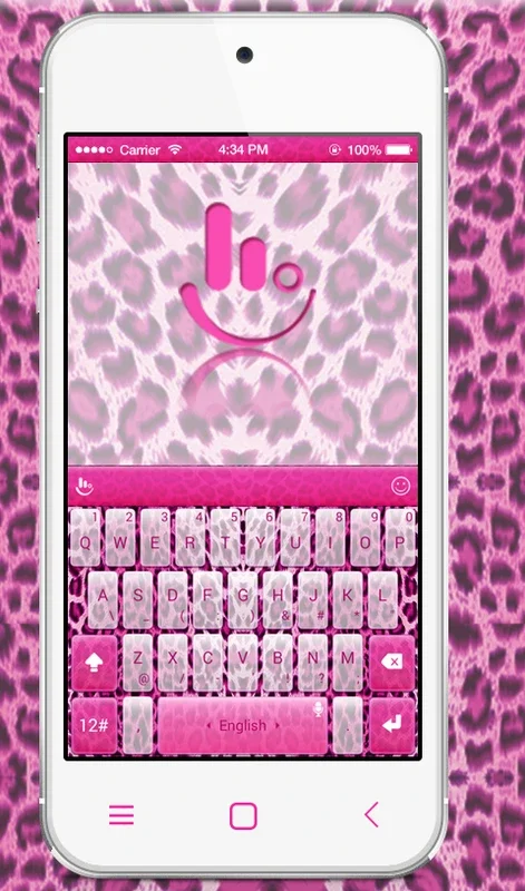 TouchPal SkinPack Pink Sexy Panther for Android - Enhance Typing