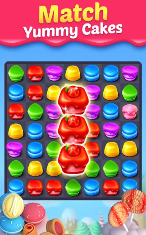 Cake Smash Mania - Match 3 for Android: Sweet Puzzle Fun