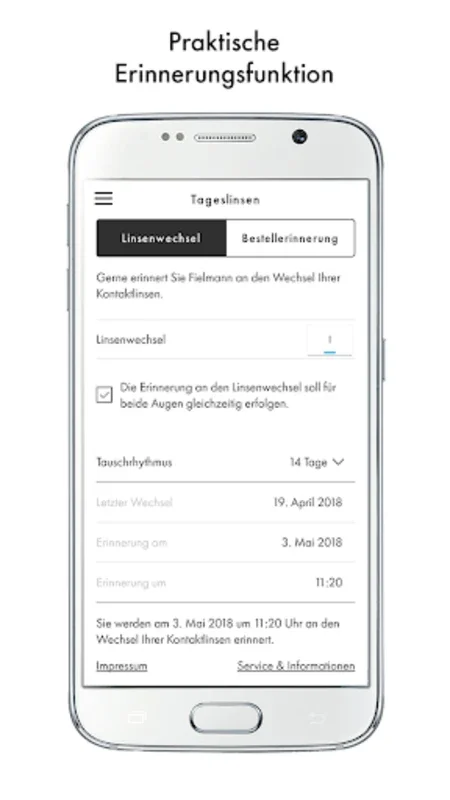 Fielmann Kontaktlinsen App for Android - Download the APK from AppHuts