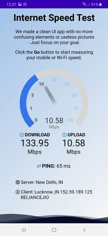 Internet Speed Test for Android - Accurate Connection Assessment