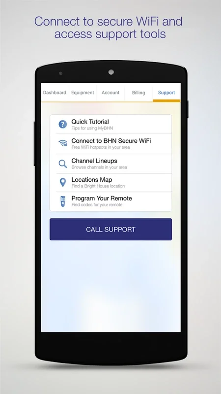 My BHN for Android - Manage Spectrum Services Easily