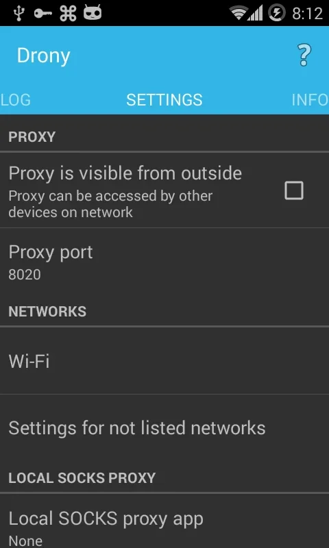 Drony for Android - Proxy Manager for Seamless Connectivity