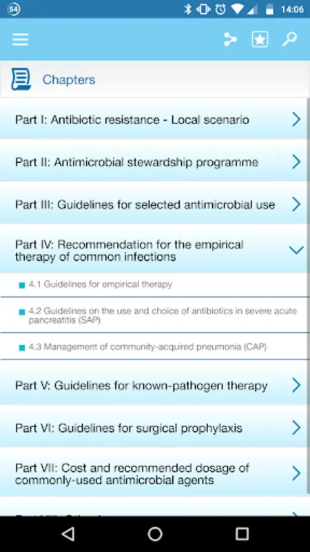 IMPACT for Android - A Critical Antimicrobial Reference Tool