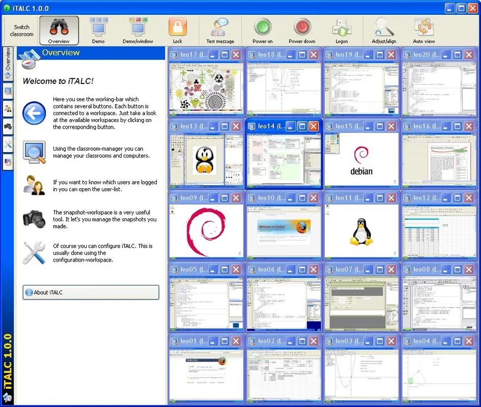 iTALC for Windows - A Remote Management System for School Labs