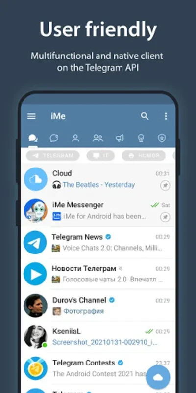 iMe Messenger & Crypto Wallet for Android - No Downloading Required