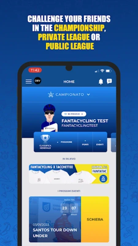 Fantacycling for Android - Manage Your Cycling Team