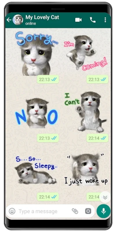 WAStickerApps Cat Memes & Kawaii Cats Stickers for Android