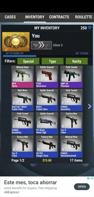 Case Simulator 2 for Android - Open CSGO Cases Risk - Free