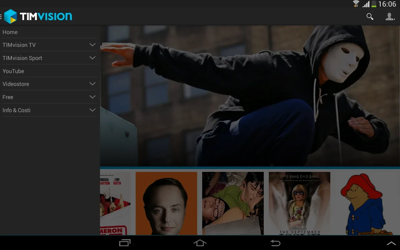 TIMvision for Android: Unlimited Italian Video Content