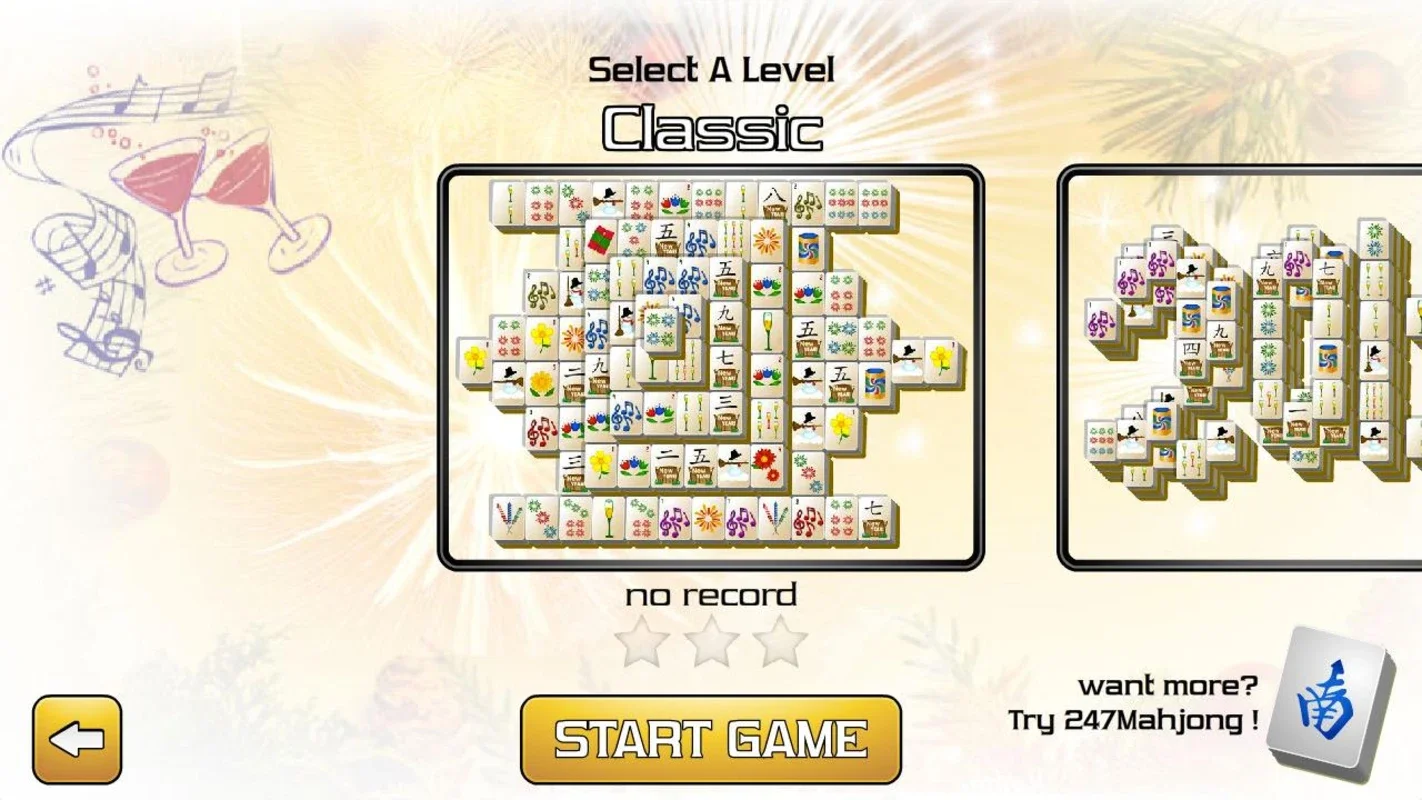 New Years Mahjong for Android - Festive Fun