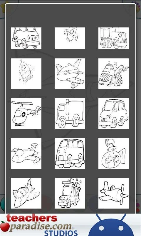 Cars and Trucks Coloring Book for Android - No Download Needed