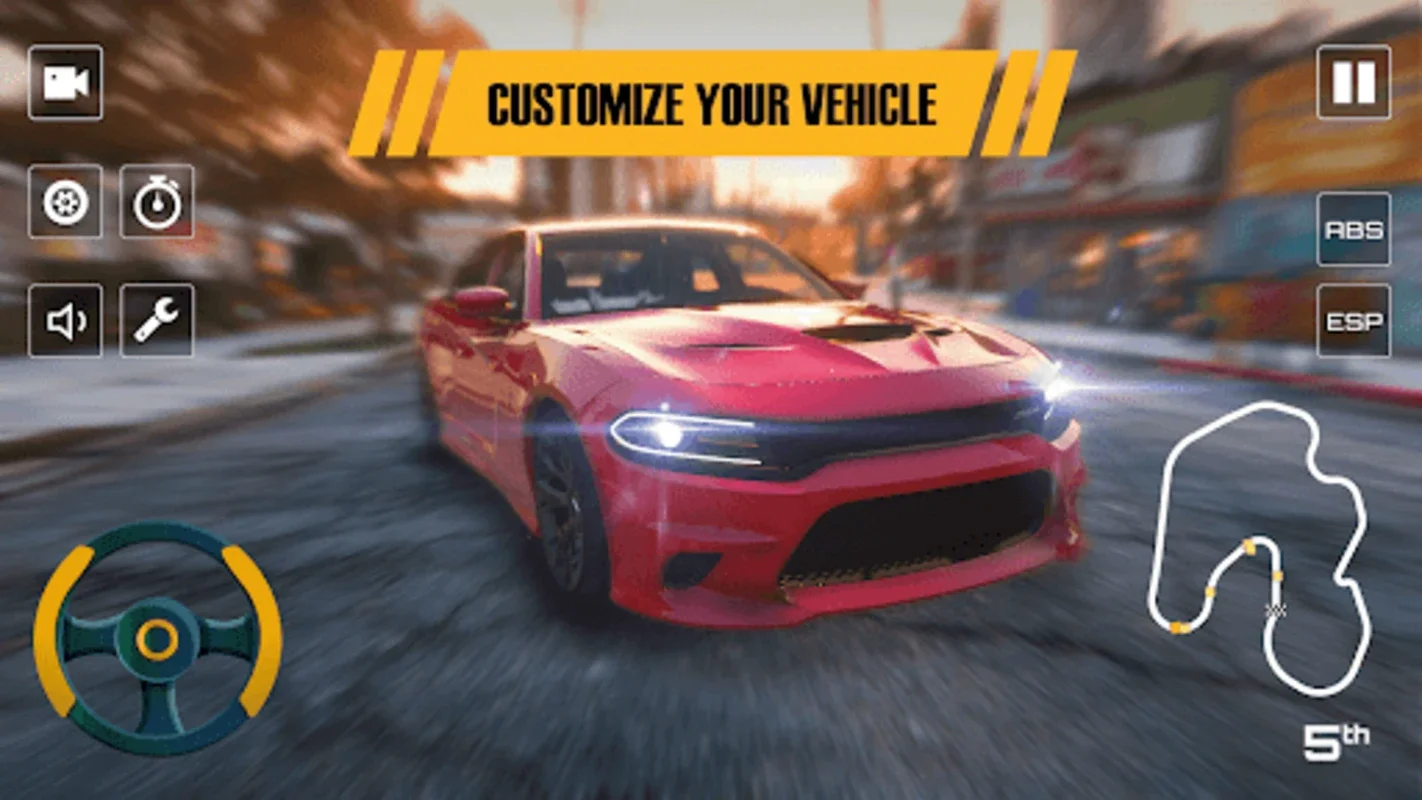 Drive Dodge Simulator Charger for Android - No Downloading Needed